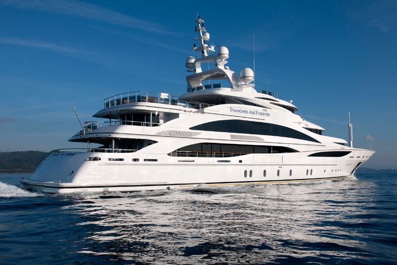 Benetti Shipyard Launches New Megayacht Diamonds Are Forever Benetti Shipyard Launches New Megayacht Diamonds Are Forever