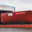Lower Block 02 of HMS QUEEN ELIZABETH Ready for Its Departure to Rosyth Yard